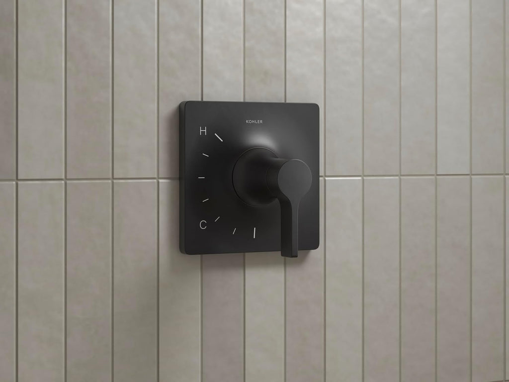 KOHLER TS28127-4G-BL Venza Rite-Temp Bath and Shower Trim Kit, Bath / Shower Faucet Set, 1.75 GPM, Matte Black