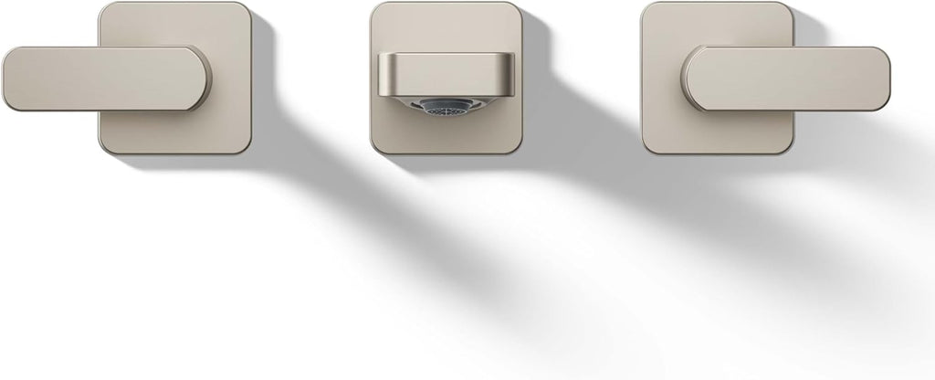 KOHLER T27120-4-BN Parallel® Wall-mount bathroom sink faucet trim, Vibrant Brushed Nickel
