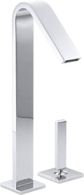 Kohler K-14660-4-CP Loure Single-Handle Bathroom Sink Faucet, Polished Chrome