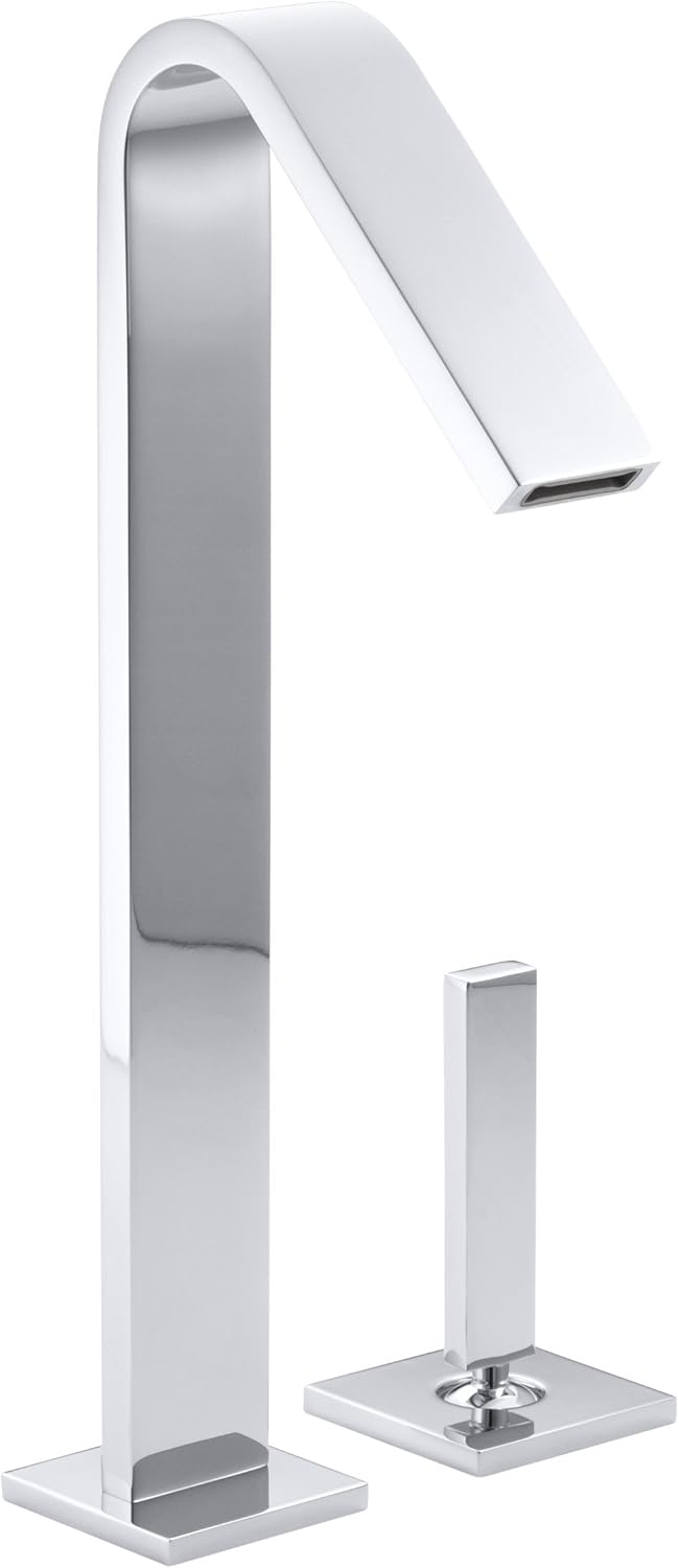 Kohler K-14660-4-CP Loure Single-Handle Bathroom Sink Faucet, Polished Chrome