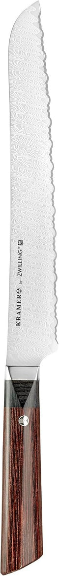 ZWILLING KRAMER Meiji 10-inch Razor-Sharp German Bread Knife, Made in Company-Owned German Factory with Special Formula Steel perfected for almost 300 Years