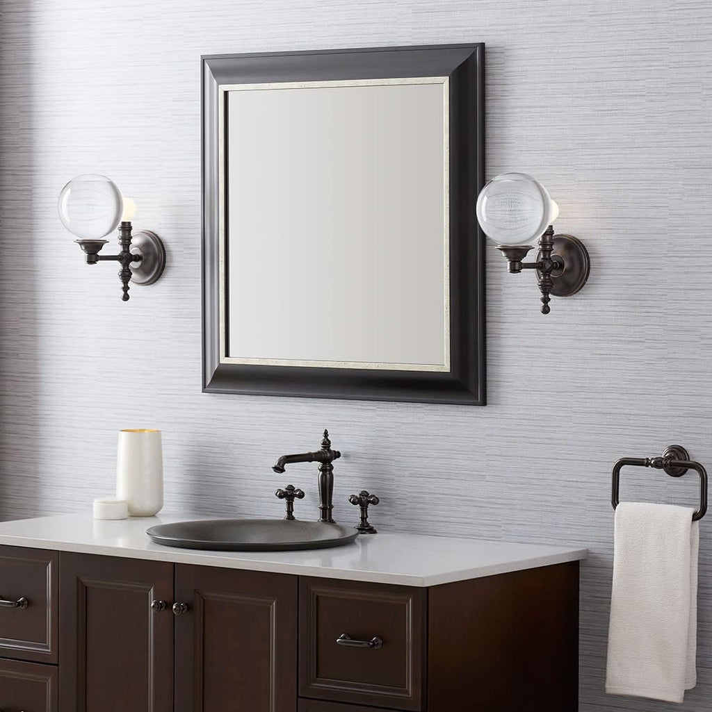 KOHLER Lighting 22546-SC01-CPL Damask 11' Tall 1 Light Water Globe Wall Sconce Polished Nickel