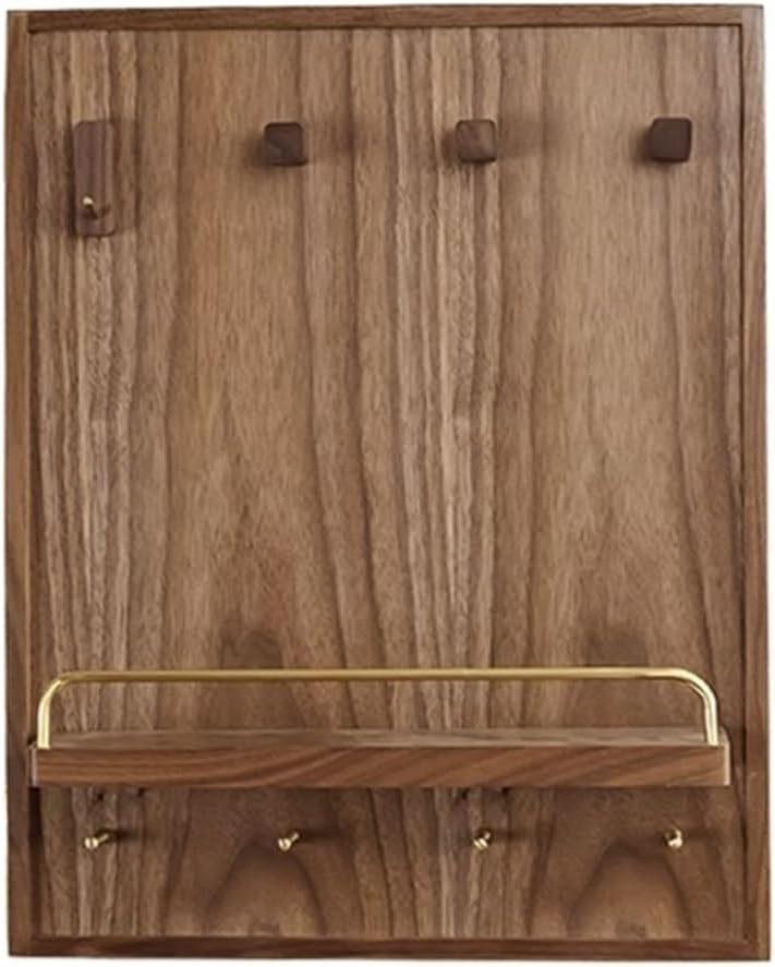 Detive Fuse Box Covers Door Opening Solid Wood STO Rack Electric Panel Cover Can Be DIY Breaker Wall Hanging Painting(Veal 40 * 50cm)