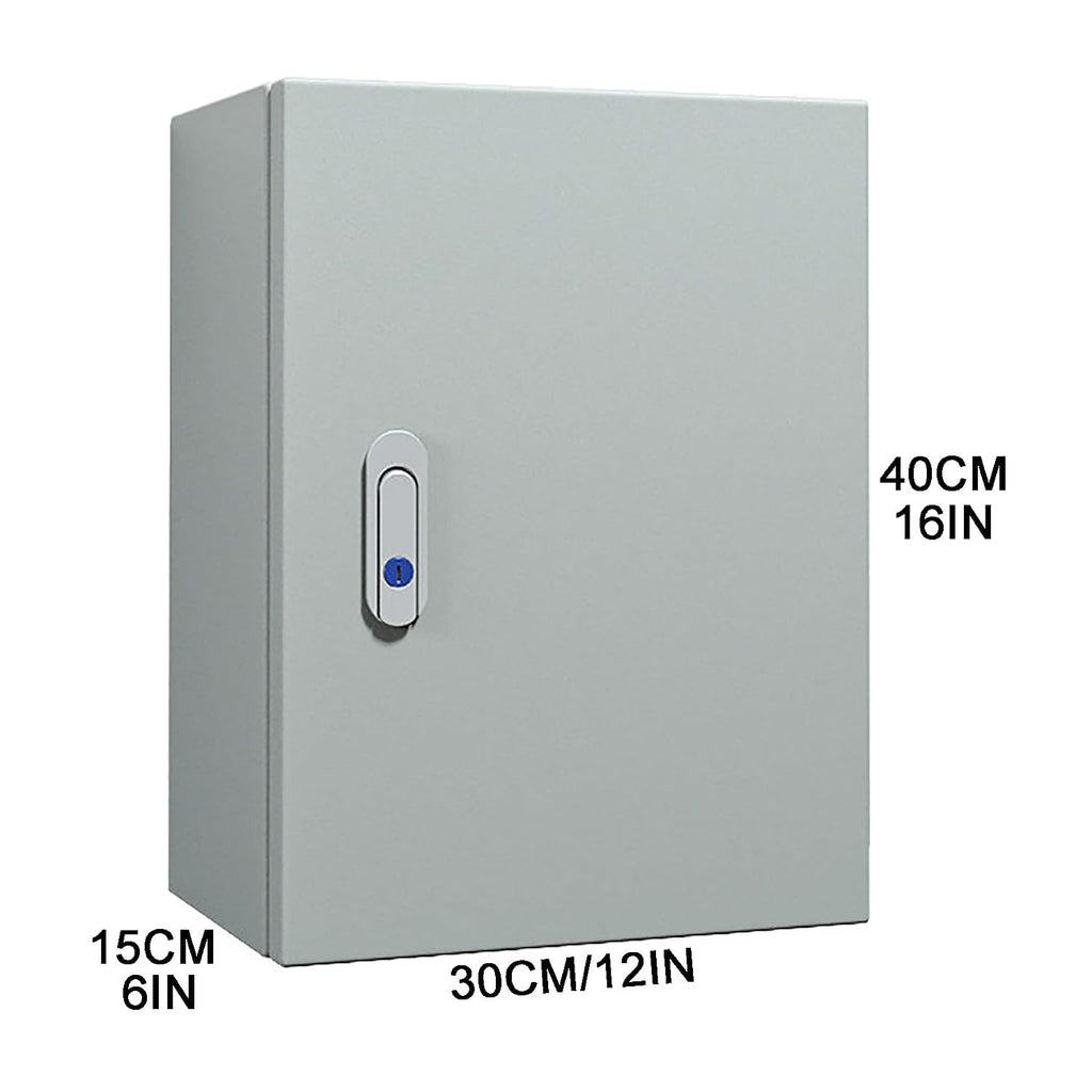 Power Distribution Box with Safety Lock, Electrical Box, Rounded Corner Design, Electrical Boxes for Indoor Use(30x15x40CM/12x6x16IN)