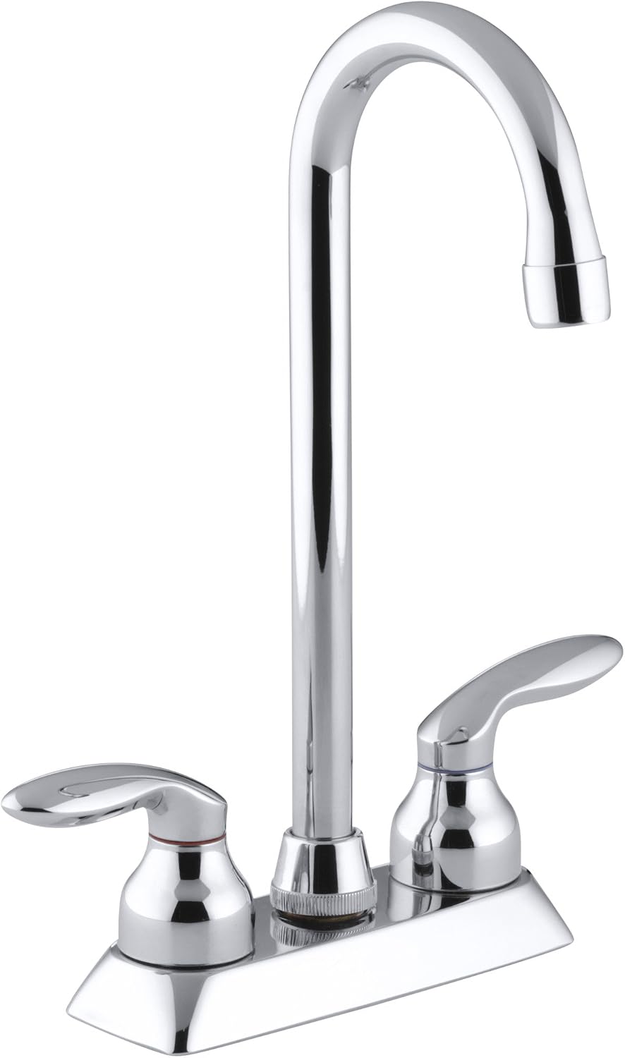KOHLER Coralais(R) Two-Hole centerset bar Sink Faucet with Lever Handles