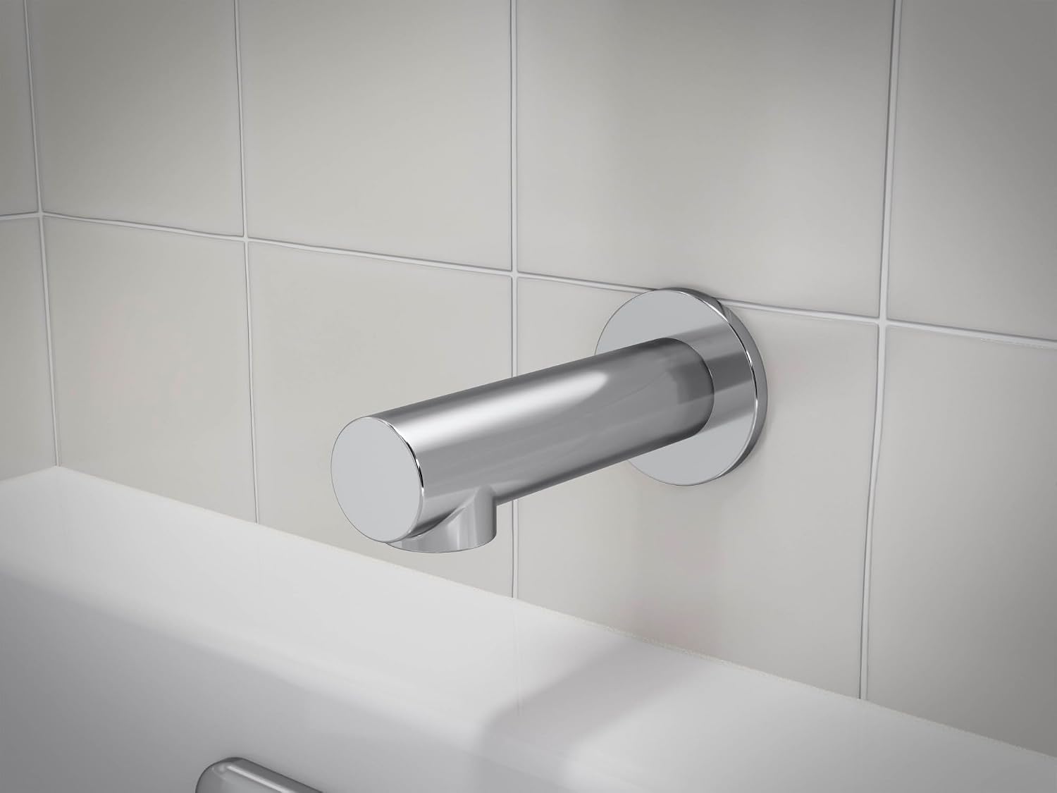 KOHLER T35327-4G-CP, Elate Rite-Temp Shower Trim Kit with Push-Button Diverter, 1.75 GPM Showerhead, Polished Chrome, Sleek Shower Fixture, Easy to Clean