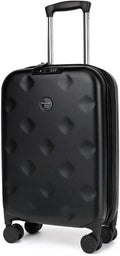 Carry On Luggage Expandable Foldable Lightweight Suitcase With 360 Silent Spinner Wheels Secure Lock Black Travel Bag Save Space L