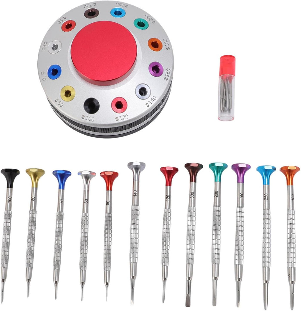 titleFlat PH Head Screw Driver Set, Stainless Steel Watchmakers Screw Driver Set Accurate for Watch Repair Jewelry