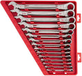 Be Suitable For Milwaukee Durable SAE Ratcheting Combination Wrench Set - 15pc, Model# 48-22-9416