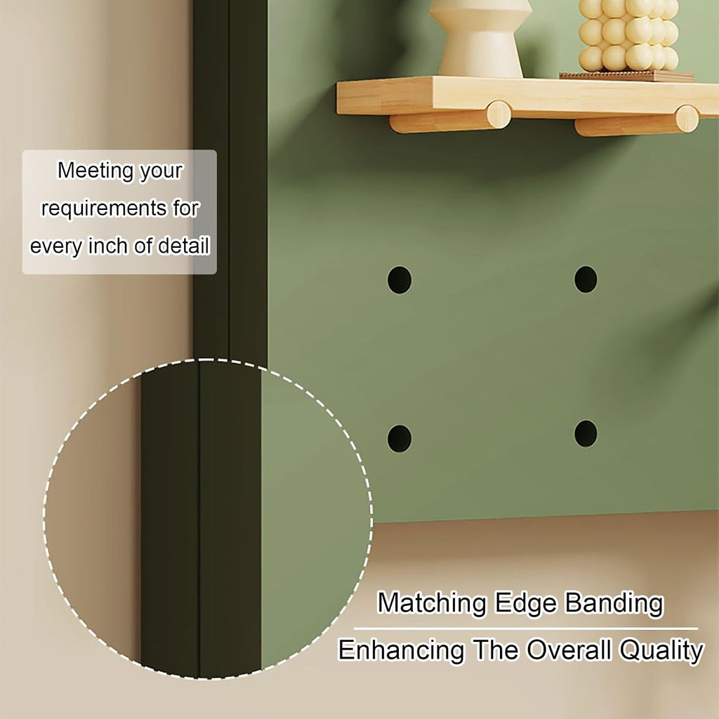 Decorative Fuse Breaker Box Cover, Wooden Electrical Panel Cover, Hide Electric Meter Box Decorative Painting, for Hotel, Kitchen and Bedroom(Green 1,40 * 65cm/15.7 * 25.6in)