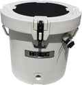 HOGG 20 Quart Round Insulated Portable Cooler Bucket, 24 Can Capacity, Easy Carry Handle