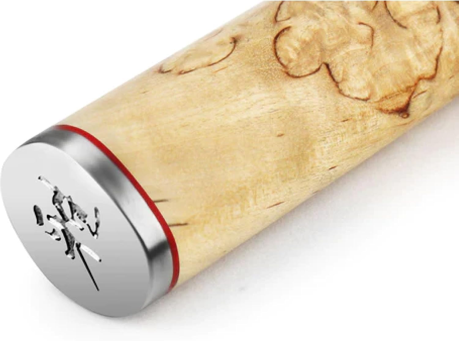Miyabi Birchwood SG2 Japanese Prep Knife, 5.5-inch, Precision Kitchen Knife, Karelian Birch Handle, 100-layer flower Damascus pattern, Handcrafted in Seki, Japan