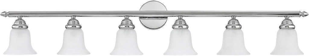 Livex Lighting 1066-05 Neptune 6-Light Bath Light, Chrome