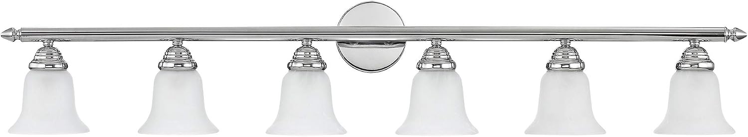 Livex Lighting 1066-05 Neptune 6-Light Bath Light, Chrome