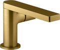 Kohler 73050-7-2MB Composed® Single-Handle Bathroom Sink Faucet with Cylindrical Handle, 1.2 gpm, Vibrant Brushed Moderne Brass