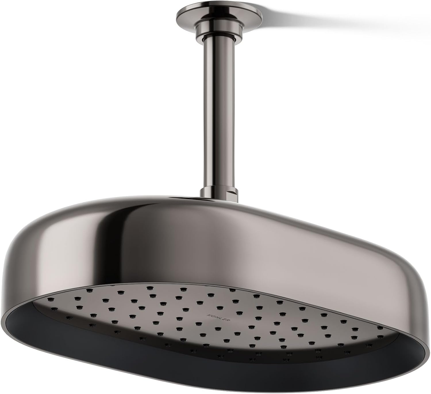 Kohler 26293-G-TT Statement® Oblong 12' single-function rainhead, 1.75 gpm, Vibrant Titanium
