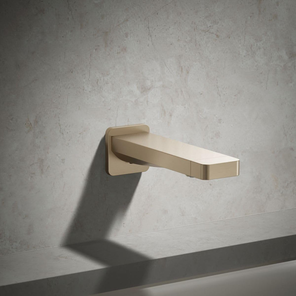 Kohler 23510-BV Parallel® Wall-Mount Bath spout, Vibrant Brushed Bronze