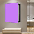 Electrical Panel Cover One-color Screen Electrical Panel Cover, Rectangle Fuse Box Protective Lid Decorative Wall, Plastic Frame Breaker Box Cover with Traceless Nails(Style8,WXH-45 x 55CM-17.7 x 21.7