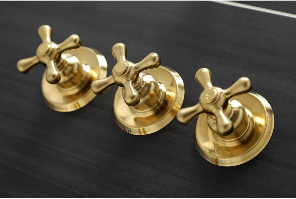 Kingston Brass KB230AX Victorian Tub and Shower Faucet, Matte Black, 72 x 8 x 7.38