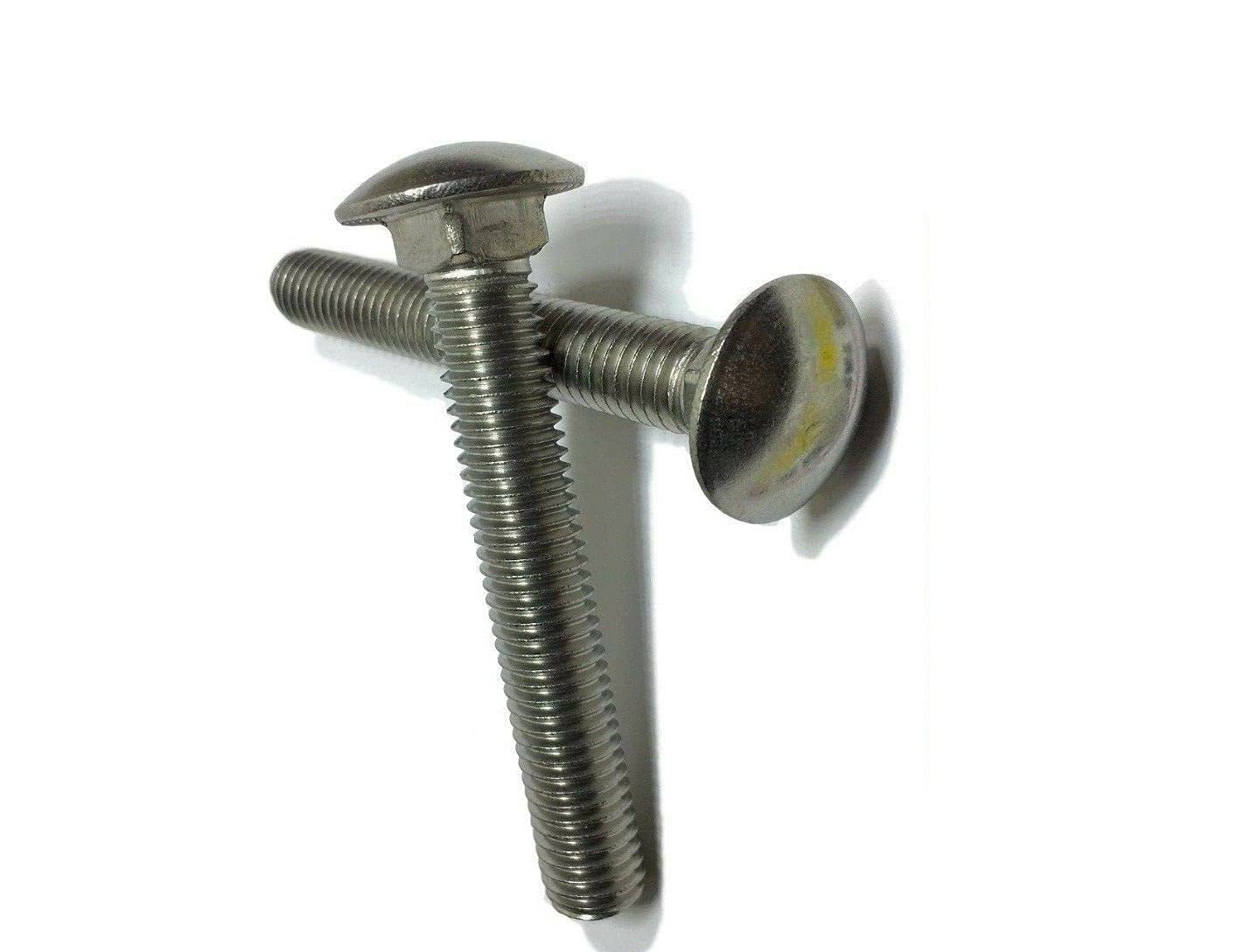 Pr-Mch Package of 1000, 1/4-20 x 1 1/4' Stainless Steel Metal Carriage Bolt 18-8/304 Set Kit #DR-D8059D