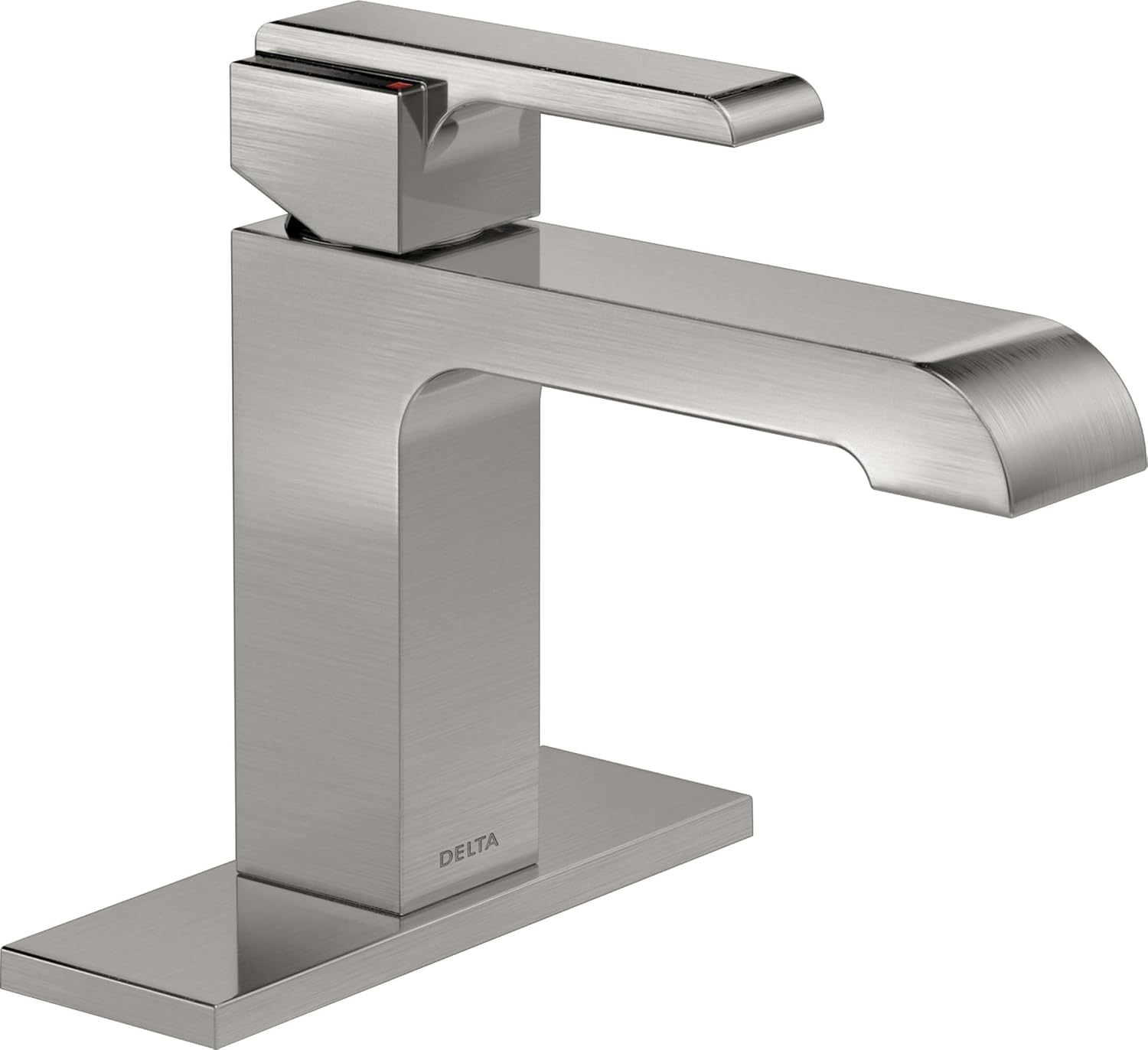 Delta Faucet Ara Single Hole Bathroom Faucet, Single Handle Bathroom Faucet Chrome, Bathroom Sink Faucet, Chrome 567LF-LPU