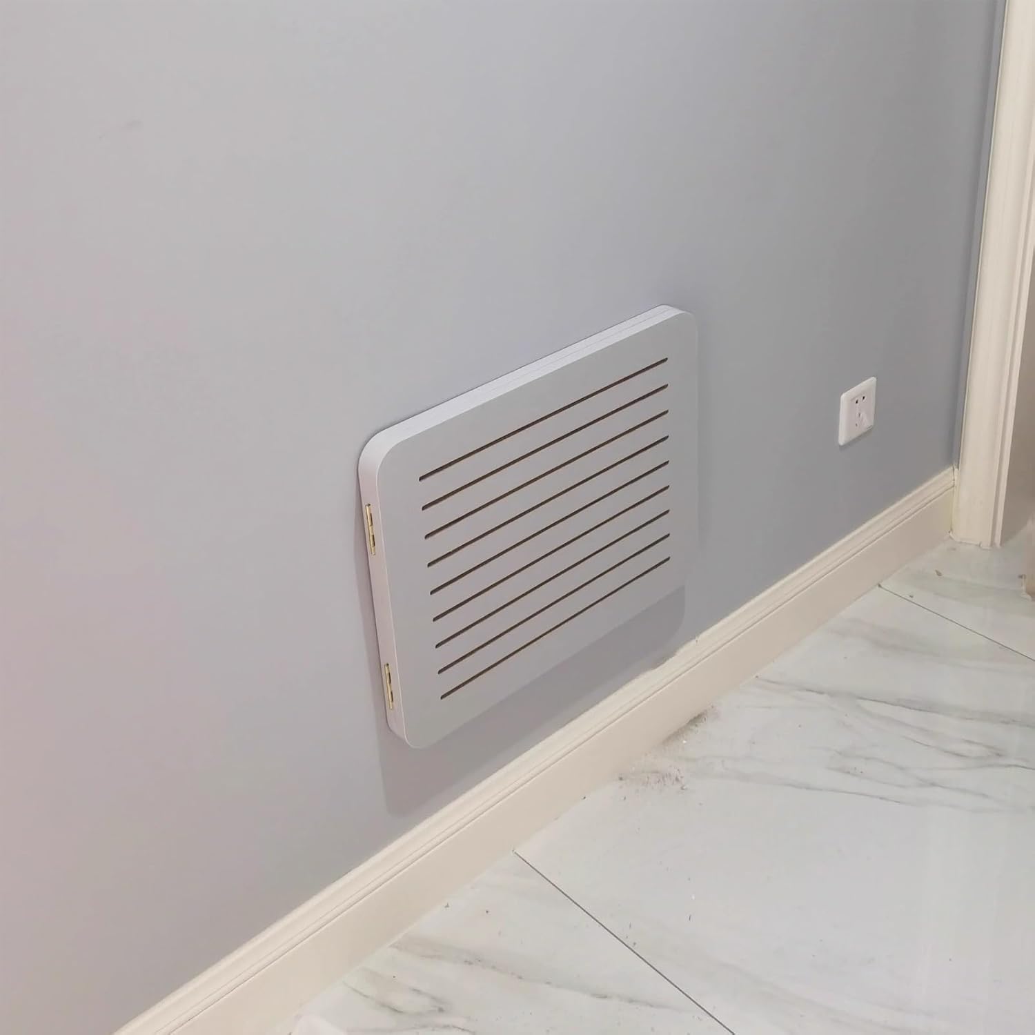 Breaker Box Cover Decorative Wall Electric Meter Box Decorative for Dining Room, Modern Flip Panel Cover Distribution Boxes with Screws Set, Living Room/ Bedroom/ Hotel/ Hanging Pictures Decoration(Li