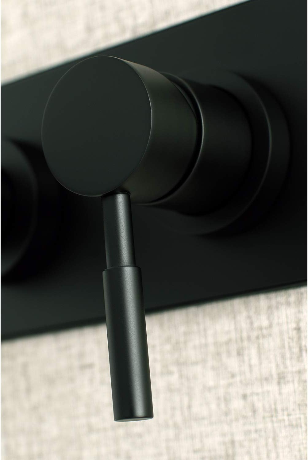 Kingston Brass KS8110DL Single-Handle Wall Mount Bathroom Faucet, Matte Black