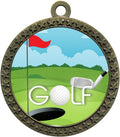 Express Medals 1 to 50 Packs Golf Gold Medal Trophy Award with Neck Ribbon D212-EG130