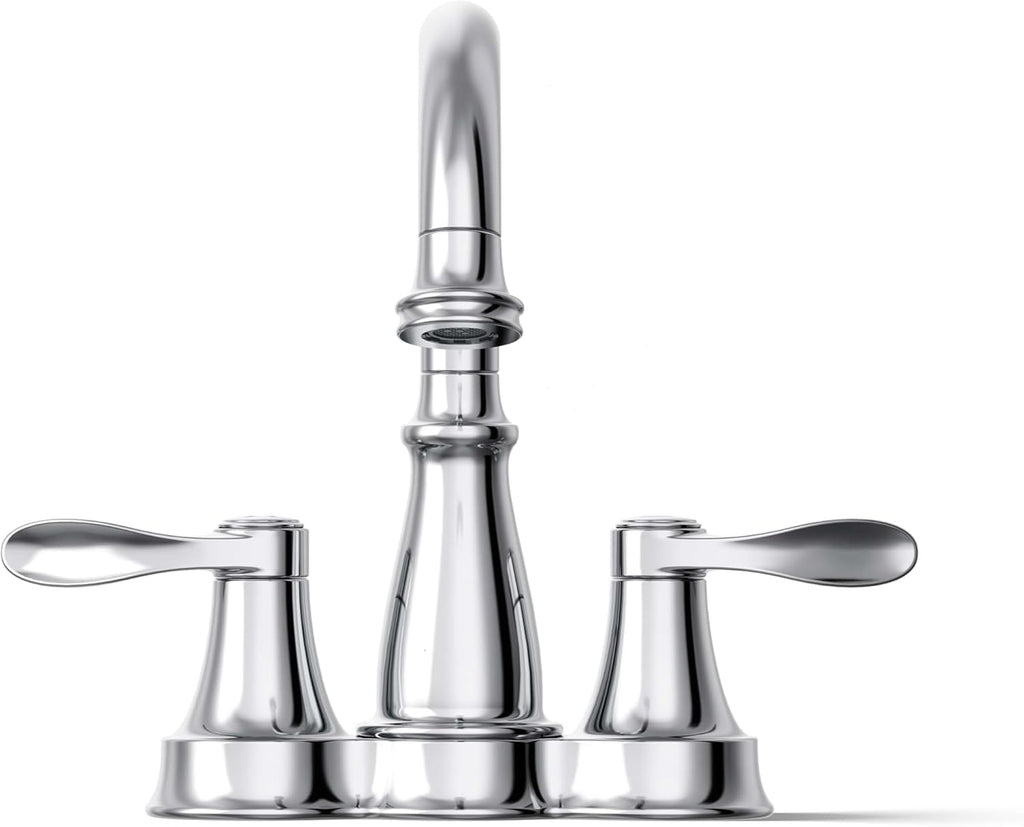 KOHLER K-27378-4K-CP Bellera® Centerset Bathroom Sink Faucet, 1.0 GPM, Corrosion Resistant, Polished Chrome