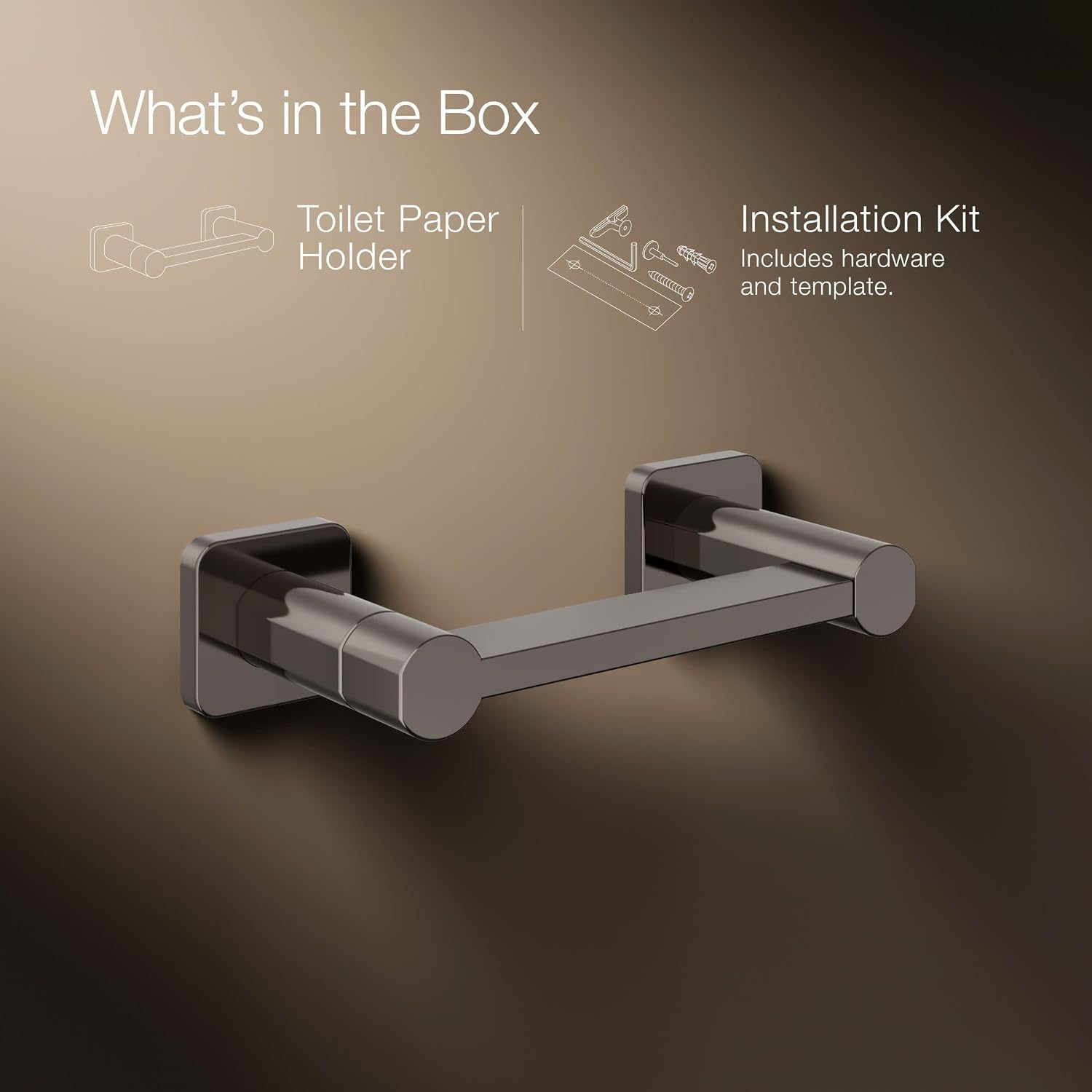 KOHLER PARALLEL® PIVOTING TOILET TISSUE HOLDER