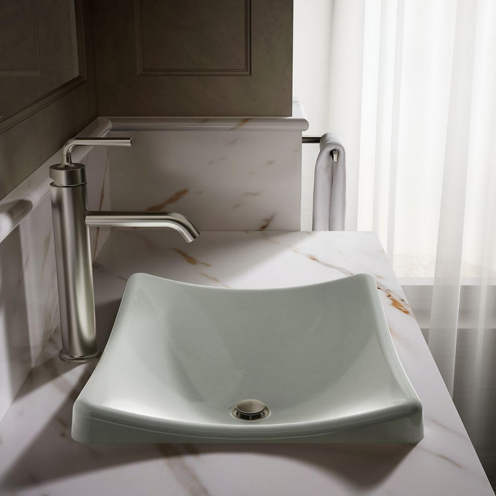 KOHLER K-2833-FF DemiLav Wading Pool Lavatory, Sea Salt