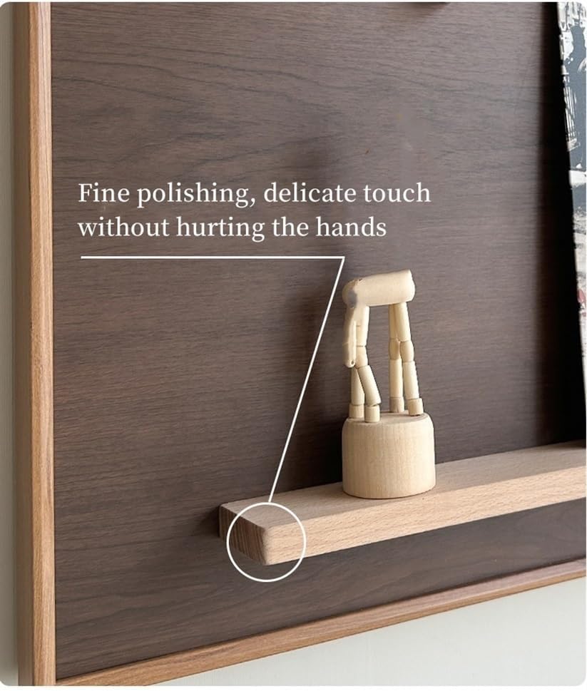 Electric Meter Box Protection Cover, Wooden Wall Hole Cover with Hook, Protective Electric Meter Cover, with Partition for Storage and DIY Decoration(Brown,15.7 * 19.7in)