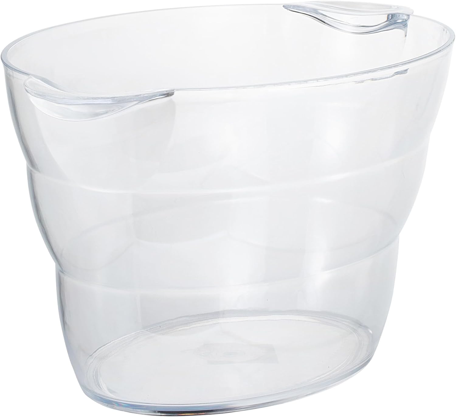 Celebrate It Clear Plastic Ice Pail – 3.17-Gallon (12L) Food-Safe Beverage Bucket for Parties, Events & Entertaining, 8 Pack
