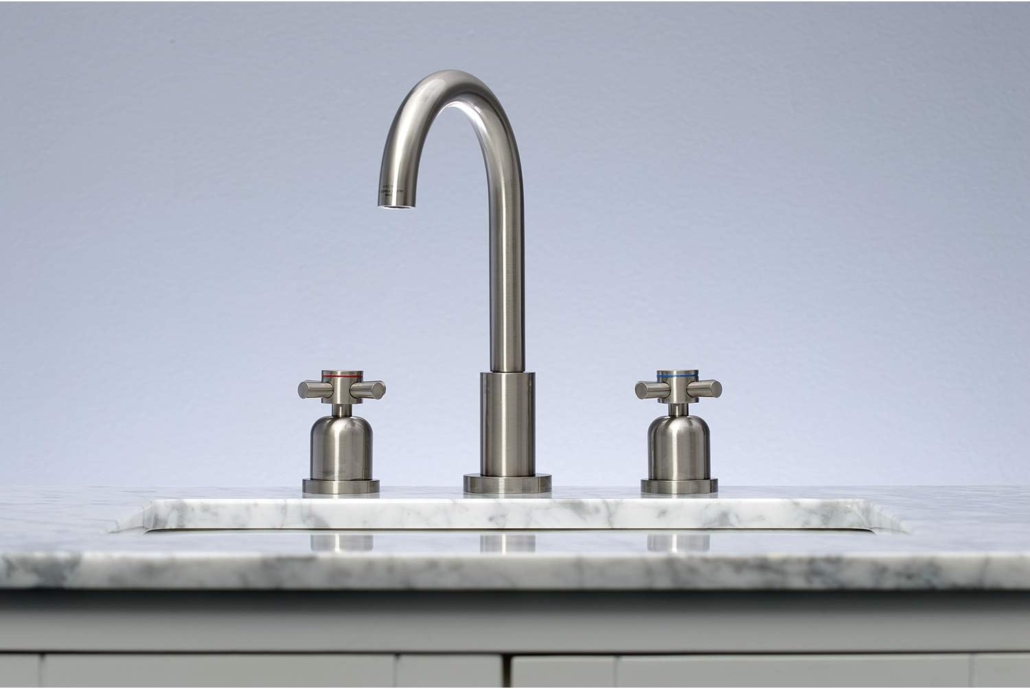 Kingston Brass FSC8928DX Concord Widespread Bathroom Faucet, Brushed Nickel, 10 x 5.38 x 10.06