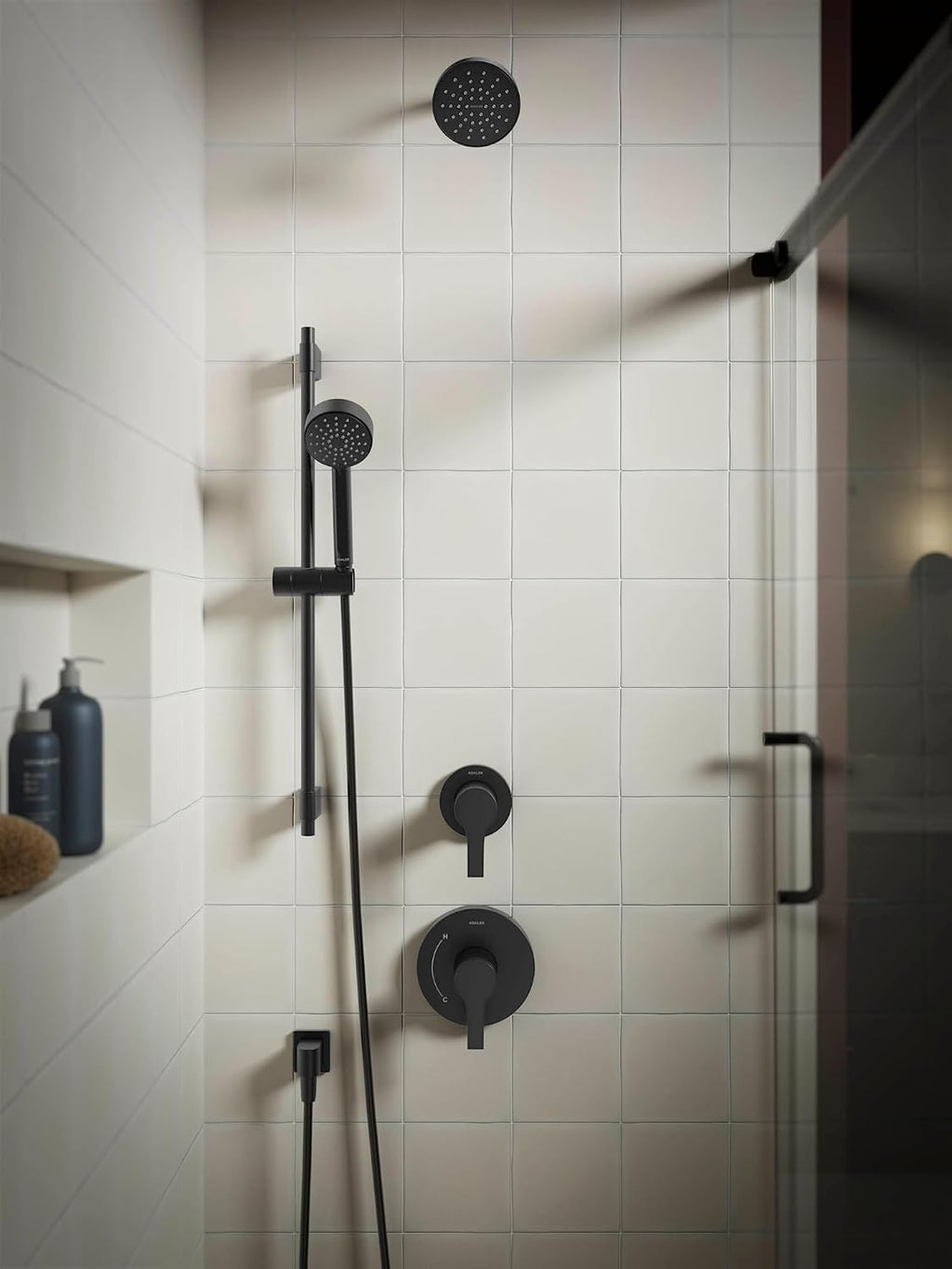 KOHLER TS35321-4Y-2MB, Elate Rite-Temp Shower Trim with Single Function 2.5 GPM Showerhead, Vibrant Brushed Moderne Brass, Spa-Like Shower Experience, High-End Finish