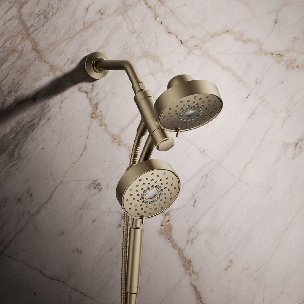 Kohler Purist® Showerhead 2-In-1 Combo 1.75 GPM, Brass, Brushed