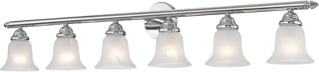 Livex Lighting 1066-05 Neptune 6-Light Bath Light, Chrome