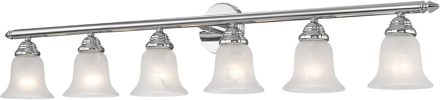 Livex Lighting 1066-05 Neptune 6-Light Bath Light, Chrome