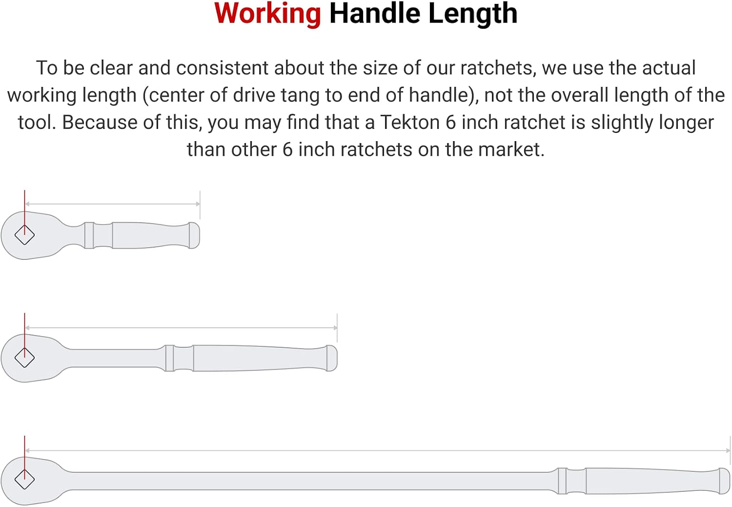 TEKTON 1/2 Inch Drive Flex Head Quick-Release Ratchet Set, 2-Piece (10-1/2, 14 in.) | SRH92301