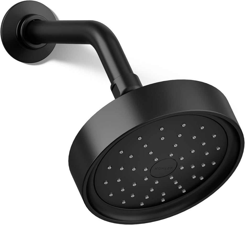 Kohler 965-AK-BL Purist® Single-function showerhead, 2.5 gpm, Matte Black
