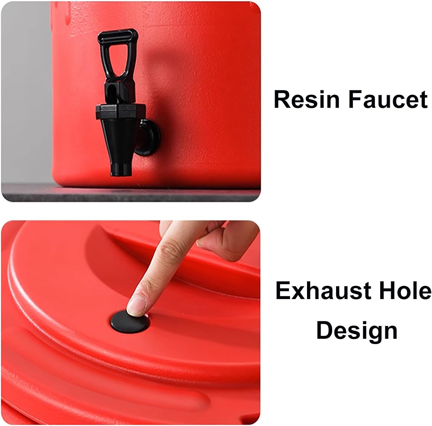 Ice Buckets for Parties, Insulated Ice Bucket, Ice Buckets with Stainless Steel Lid, for Storage Champagne, Cocktail or Insulated Food(40L/42.5cm)