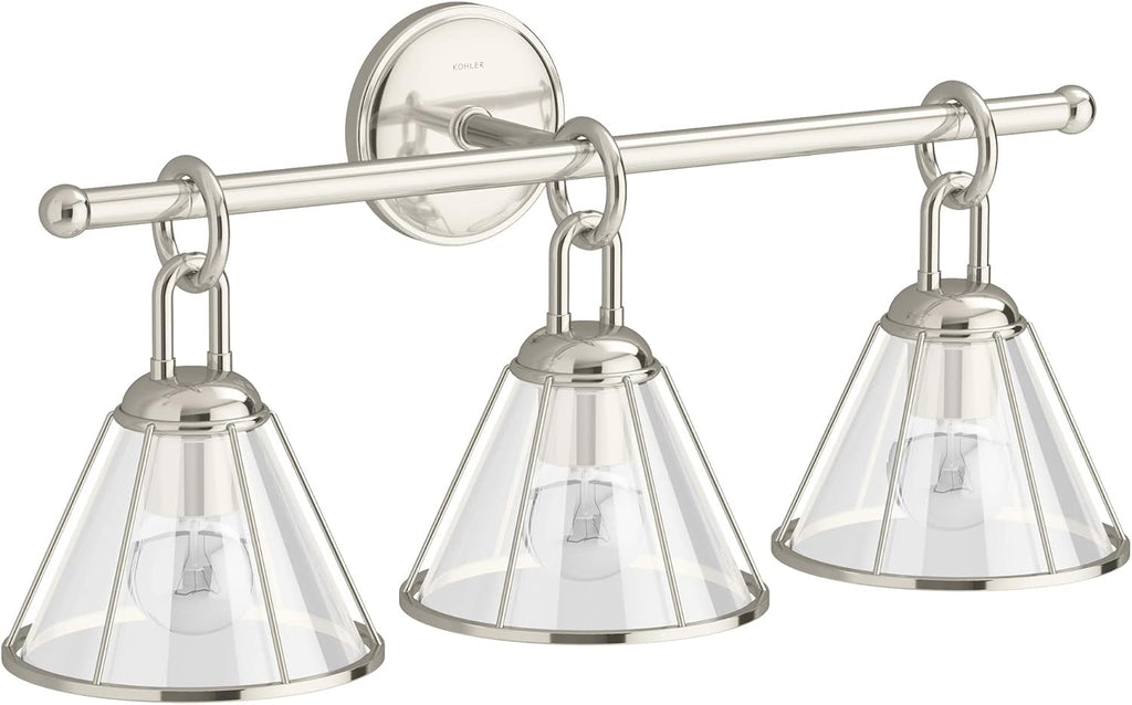 Kohler Lighting 27743-SC03 Terret 3 Light 24' Wide Bathroom Vanity Light - Vibrant Brushed Bronze