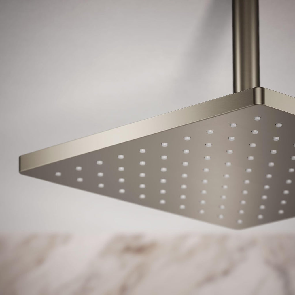 Kohler 26149-BN Honesty® 10' single-function rainhead, 2.5 gpm, Vibrant Brushed Nickel