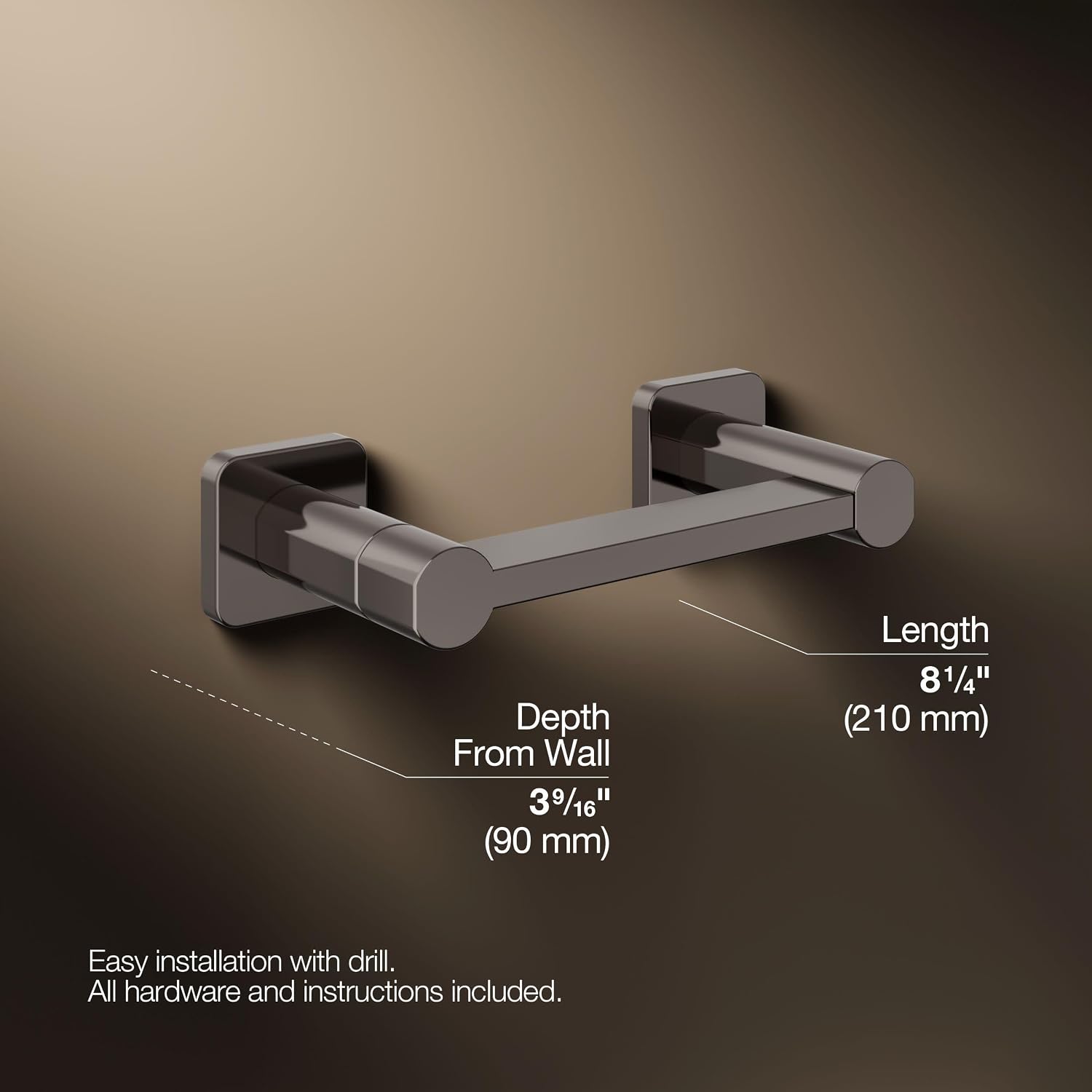 KOHLER PARALLEL® PIVOTING TOILET TISSUE HOLDER