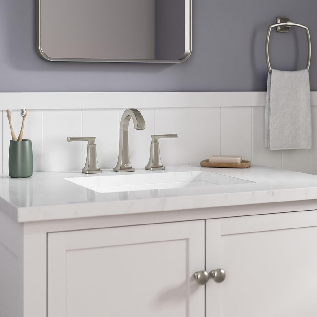 American Standard 7426801.295 Belmeade Two-Handle 8-Inch Widespread Bathroom Faucet, 1.2 GPM, Brushed Nickel (Pack of 2)