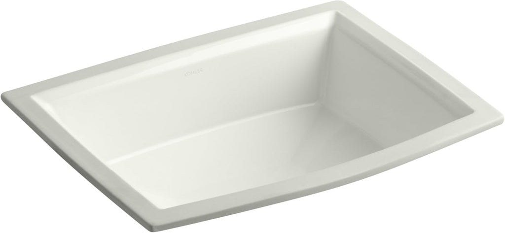 Kohler K-2355-NY 1-Bowl Undermount Bathroom Sink w/Overflow Dune
