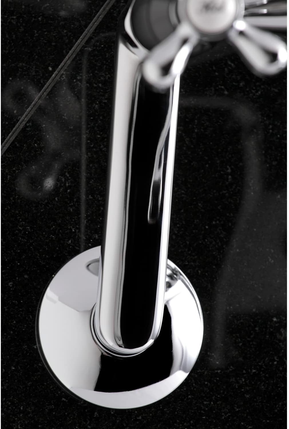 Kingston Brass KS269C Vintage Wall Mount Clawfoot Tub Filler with Hand Shower, Chrome, 9.13 x 7.5 x 6