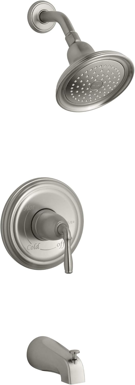Kohler Devonshire Rite-Temp bath and shower trim with NPT spout and 1.75 gpm showerhead