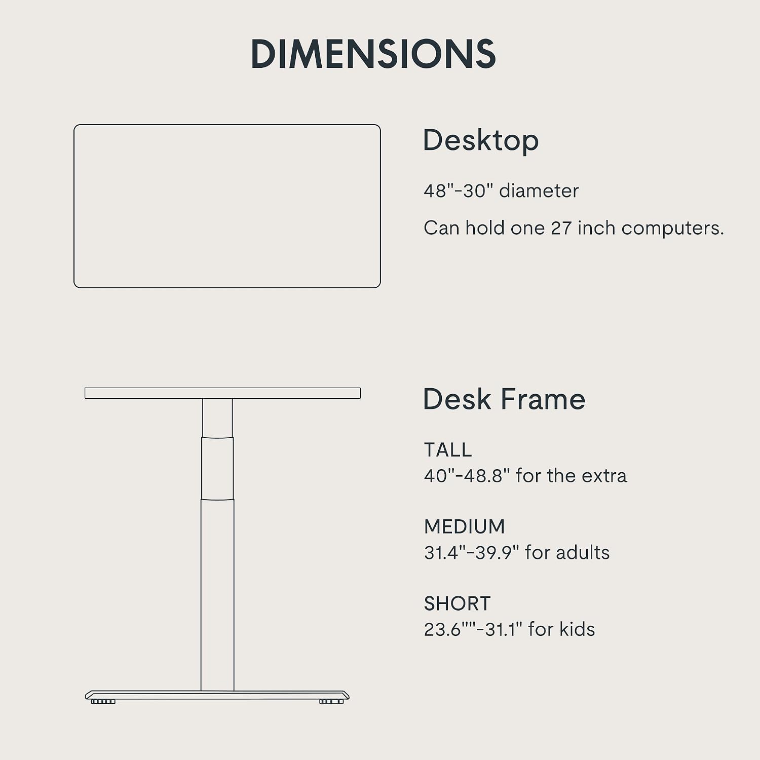 FLEXISPOT E6 Pro Dual Motor Electric Standing Desk, Organic Modern Oval Leg Design, 3-Stage Height Adjustable Sit Stand Desk with Heavy Duty 330lbs, 48' x 30' Mahogany Desktop, Black Frame