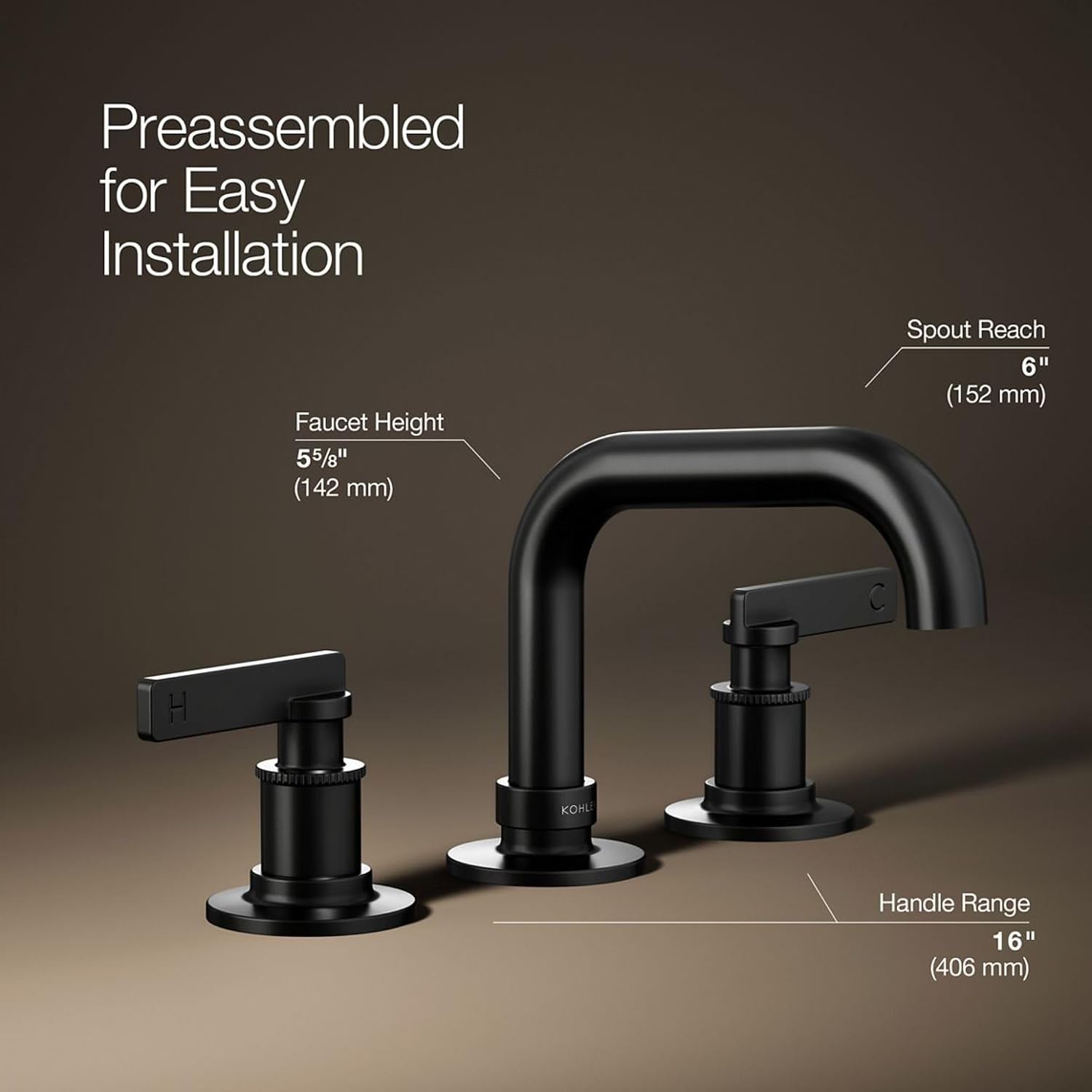 KOHLER Castia by Studio McGee Widespread Bathroom Sink
